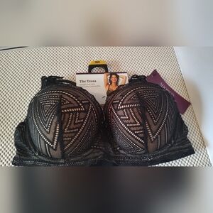 Adored by Adore Me Women’s Size 36D Tessa Geo Lace Contour Underwire Bra NWT